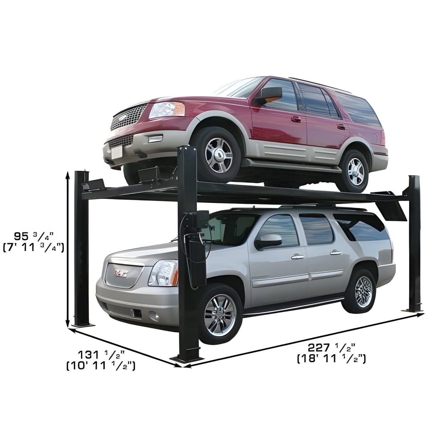 Atlas PRO9000 4 Post Lift + RJ35 Sliding Jacks Combo - ATEXH-PRO9-COMBO1-FPD