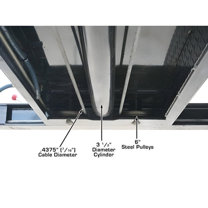 Atlas PRO9000 4 Post Lift + RJ35 Sliding Jacks Combo - ATEXH-PRO9-COMBO1-FPD