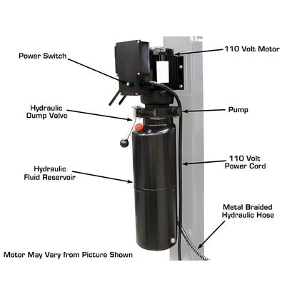 Atlas PRO9000 4 Post Lift + RJ35 Sliding Jacks Combo - ATEXH-PRO9-COMBO1-FPD