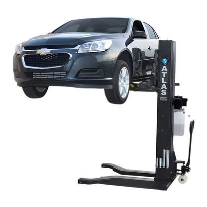 Atlas PSP-6000 6,000 lb Portable Single Post Lift - ATEXH-PSP-6000-FPD