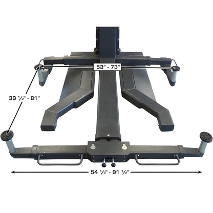 Atlas PSP-6000 6,000 lb Portable Single Post Lift - ATEXH-PSP-6000-FPD