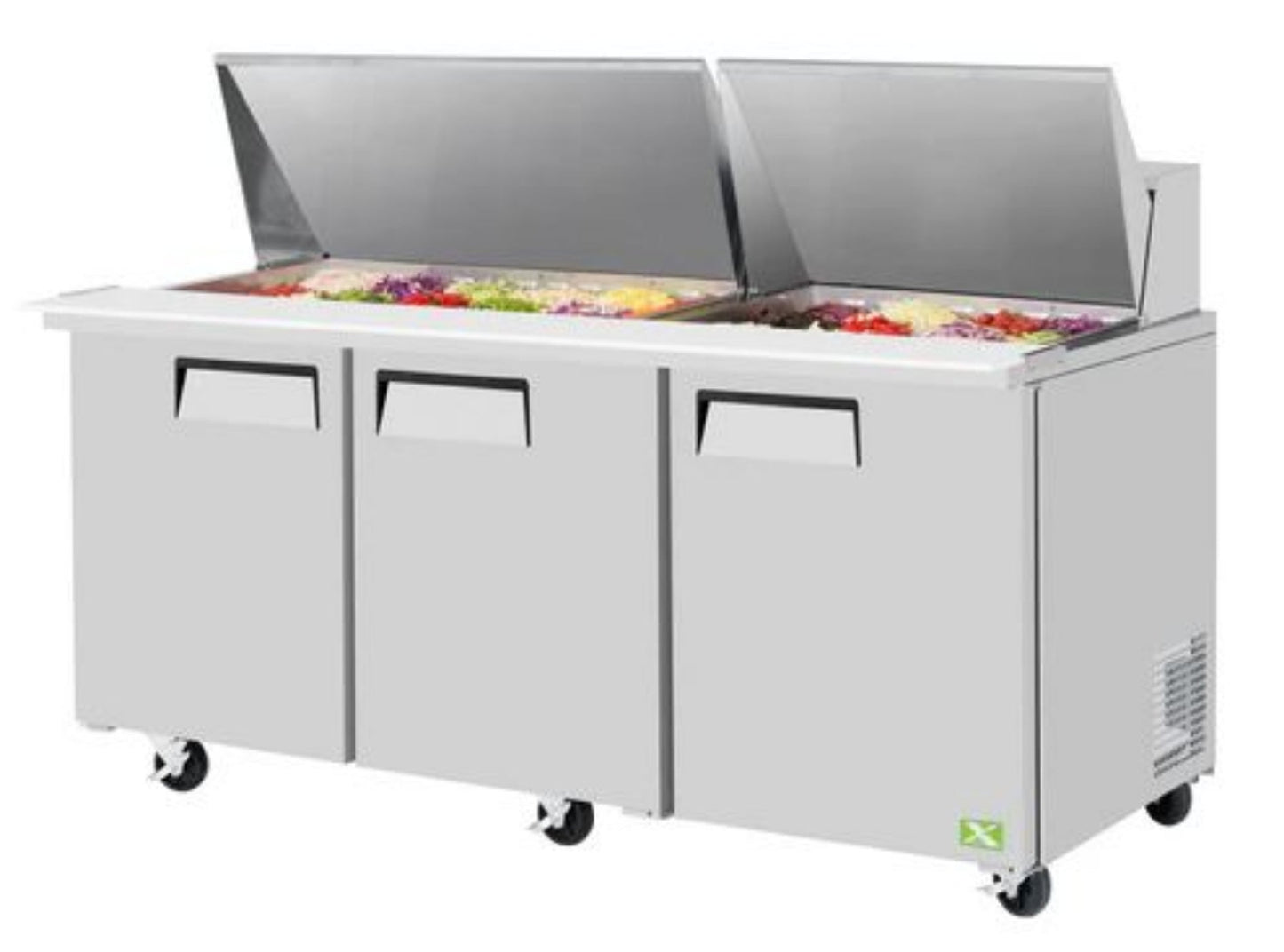Refrigeration X - XST-72-30-N Mega Top Sandwich Prep Table 30 Pan - XST-72-30-N