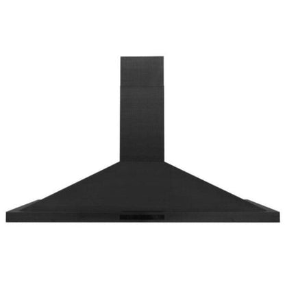 ZLINE 5-Piece Appliance Package - 48 In. Gas Range, Range Hood, Refrigerator, Microwave and Dishwasher in Black Stainless Steel, 5KPR-RGBRH48-MWDWV