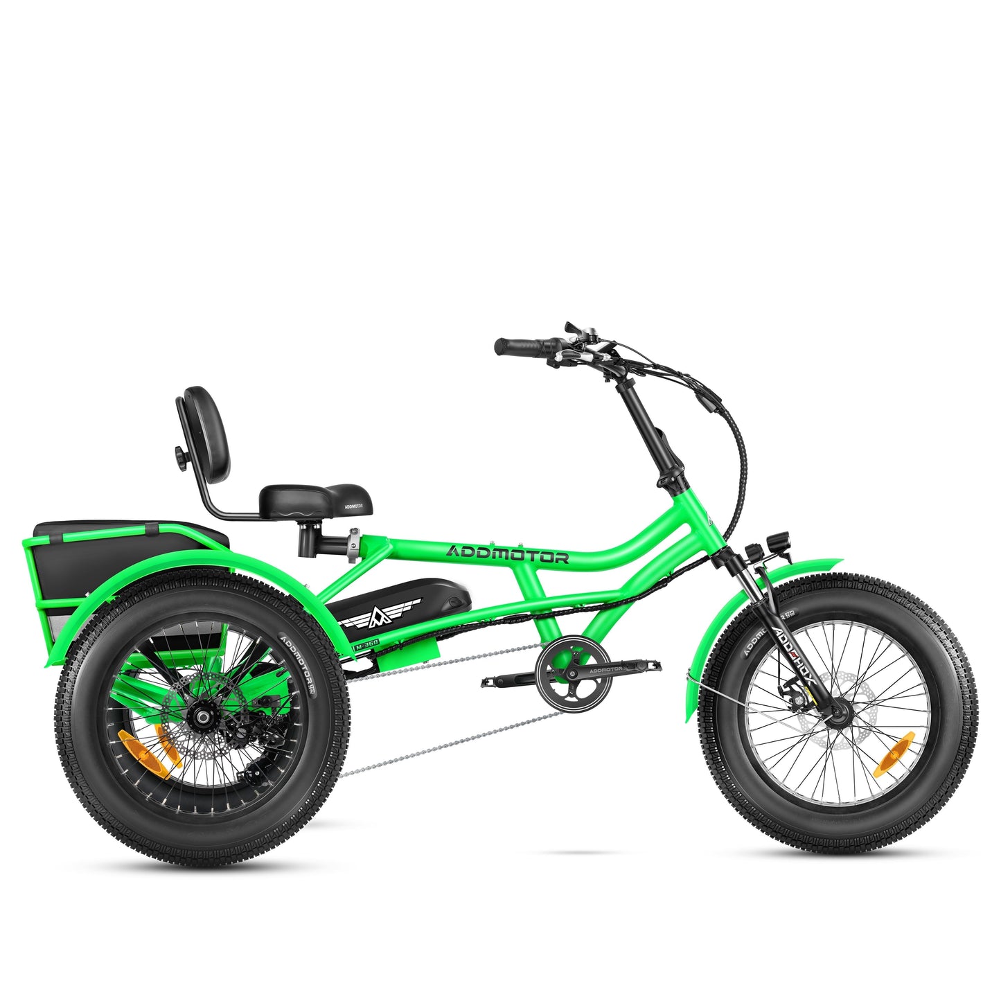 AddMotor 750W MOTAN M-360 Semi-Recumbent Trike Beach Electric Bike - EB-MOTAN-M-360-GRN