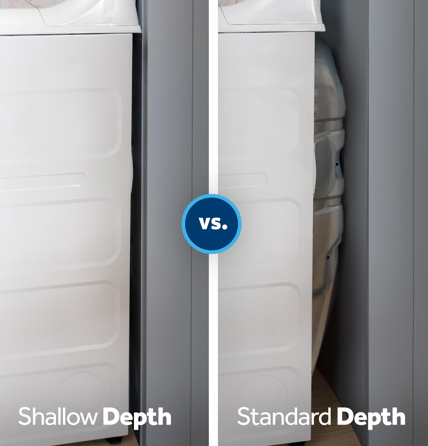 GE APPLIANCES GTX38GASWWS GE(R) 6.2 cu. ft. Capacity Gas Dryer with Up To 120 ft. Venting and Shallow Depth​ - GTX38GASWWS-KT