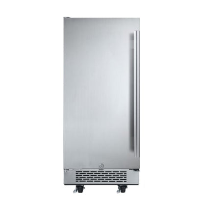 Avallon 15 Inch Wide 3.3 Cu.Ft. Energy Efficient Outdoor Approved Beverage Center with LED Lighting - AFR151SSODLH