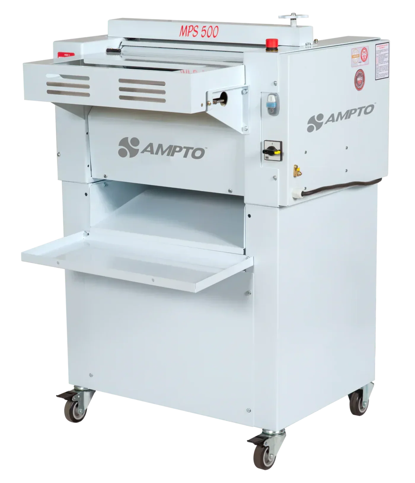 AMPTO Bread & Roll Moulder, 19.68" rollers, breads up to (500g) 17.5 oz - MPS500