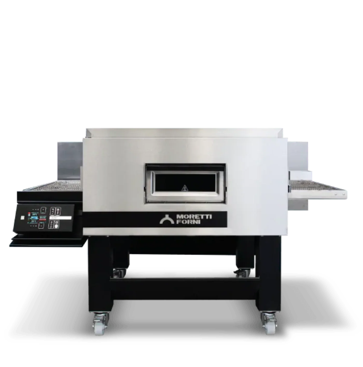AMPTO Electric Conveyor Pizza Oven, 81"W x 60"D x 48-1/4"H, 25-3/4"W belt, single deck - TT96E1