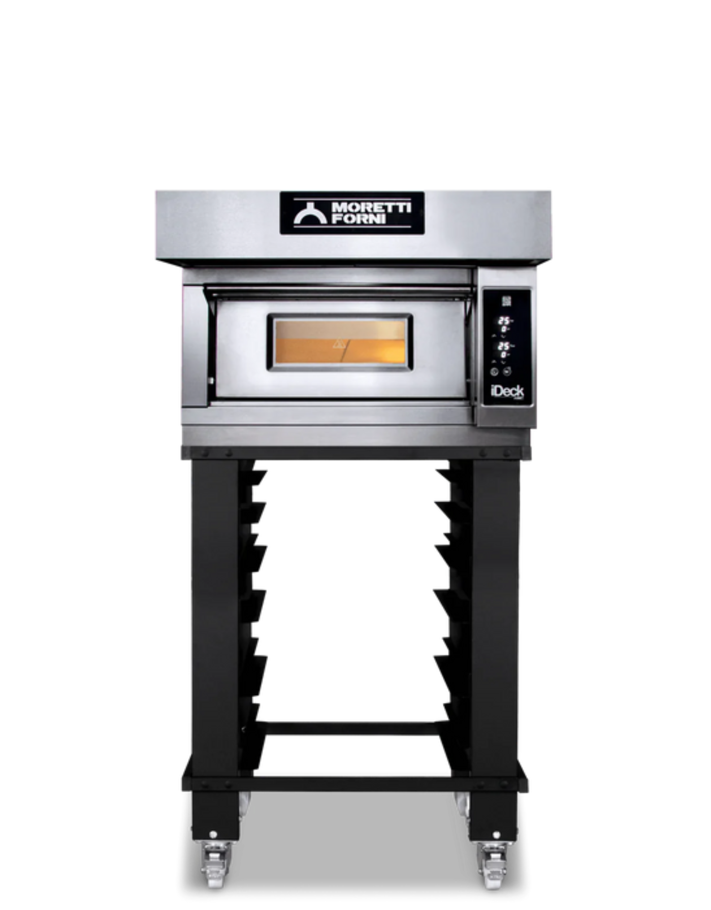 AMPTO iDeck Digital Control Electric Pizza Oven 61x66x14 cm chamber. 1 Deck. 220/60/1-3 - ID-M 60.60