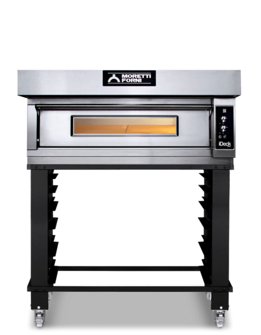 AMPTO iDeck electronic Control Electric Pizza Oven 41"W x 41"D chamber. 1 Deck - ID-M 105.105