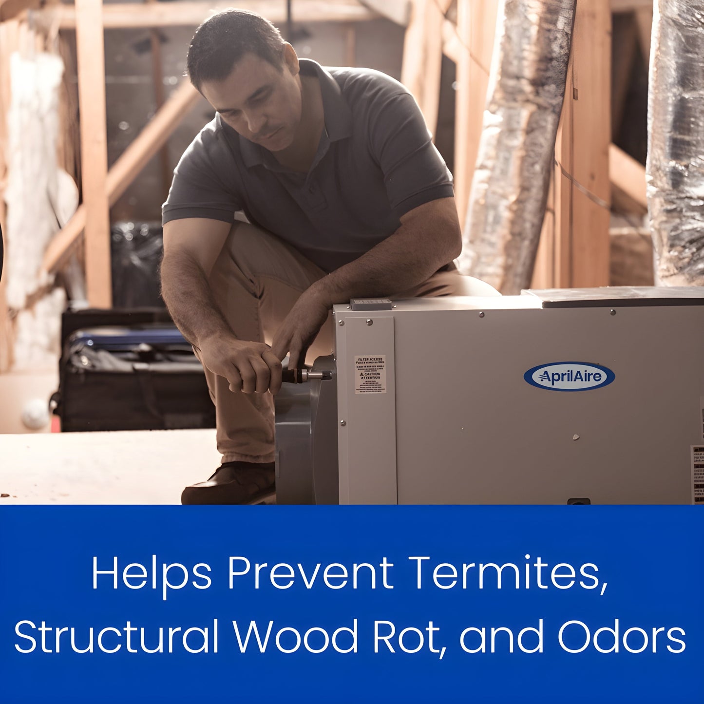 AprilAire E050 50 Pint Crawlspace Dehumidifier - ap16669