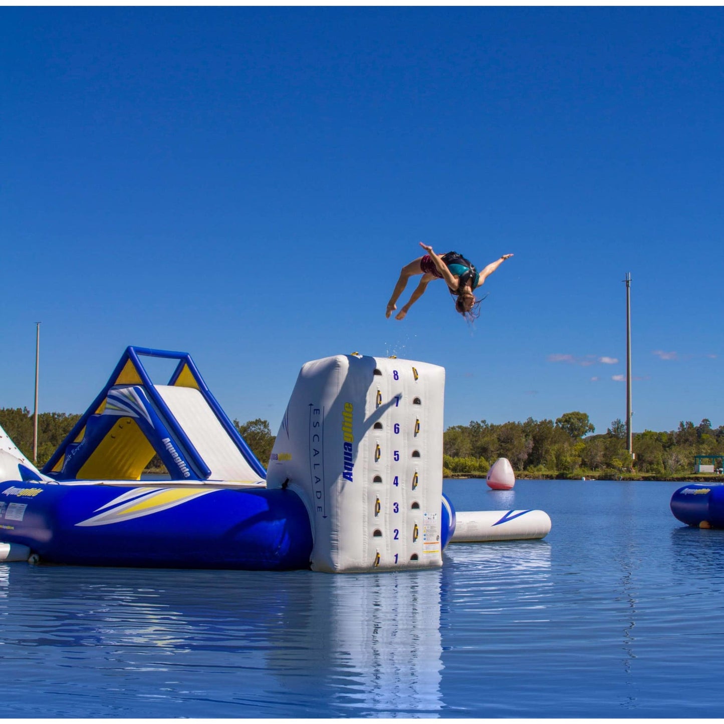 Aquaglide Escalade Trampoline Climbing Wall 3mtr - 585215105