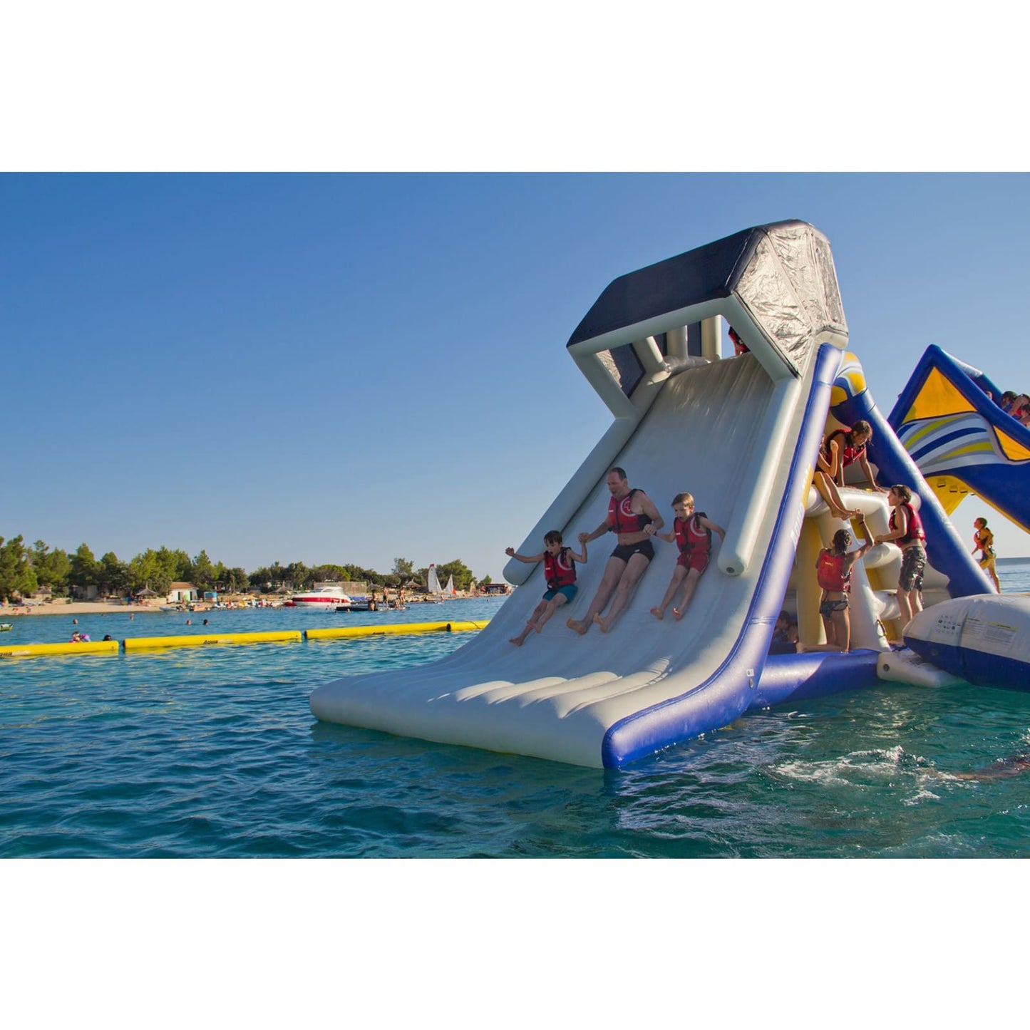 Aquaglide Freefall Supreme Play Station and Slide - 585219626