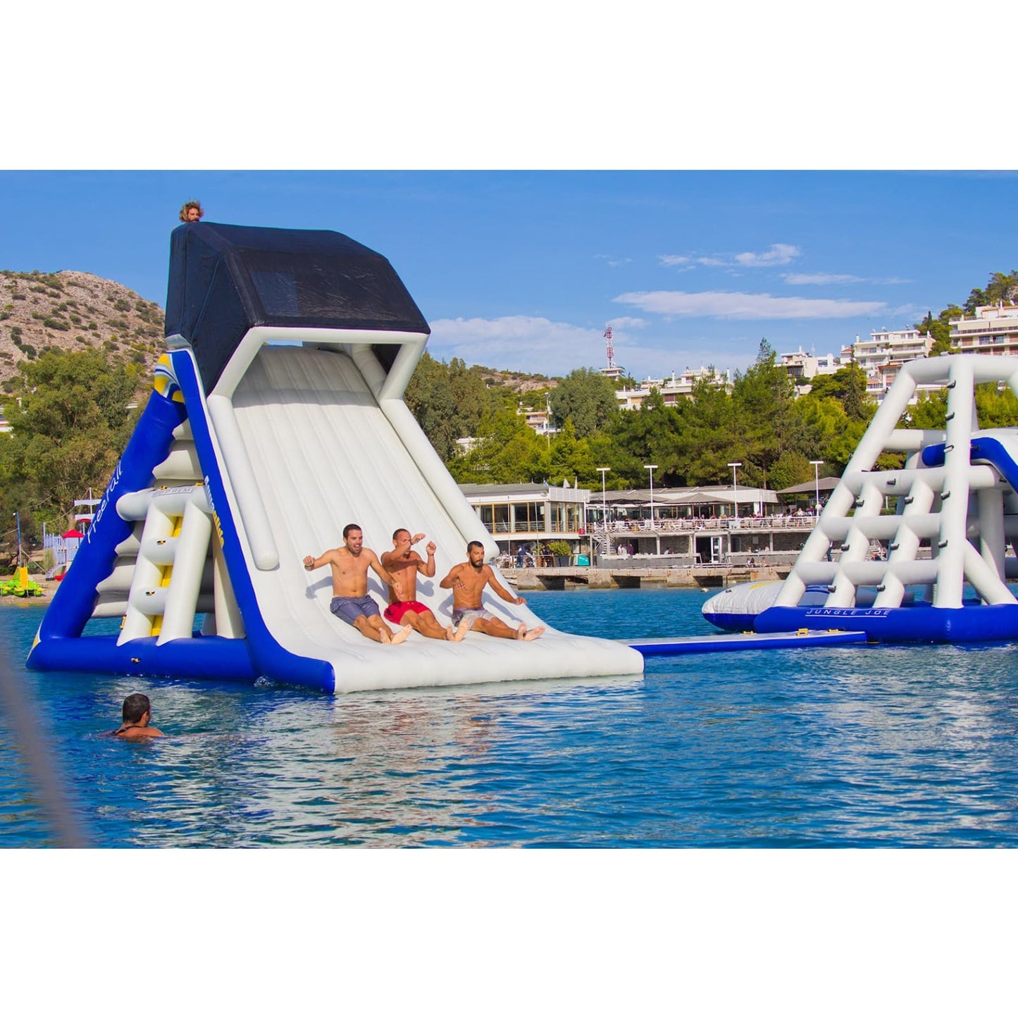 Aquaglide Freefall Supreme Play Station and Slide - 585219626