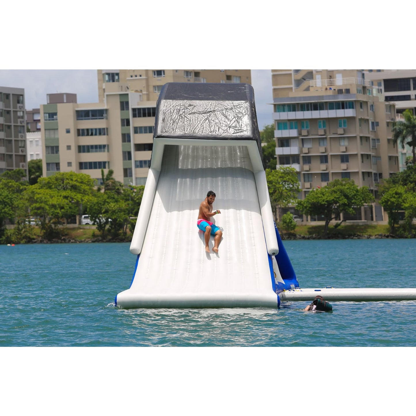 Aquaglide Freefall Supreme Play Station and Slide - 585219626