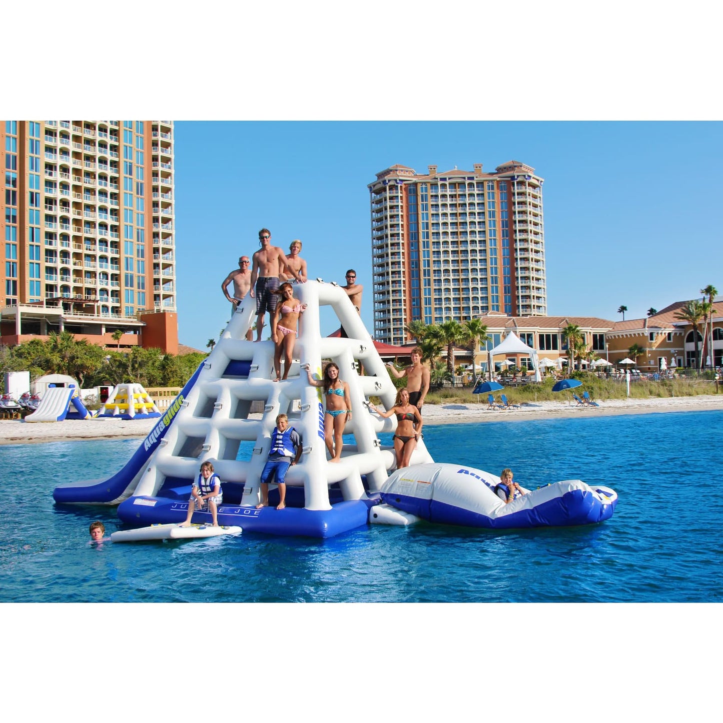 Aquaglide Jungle Joe 2 Climbing Structure and Slide - 585219629