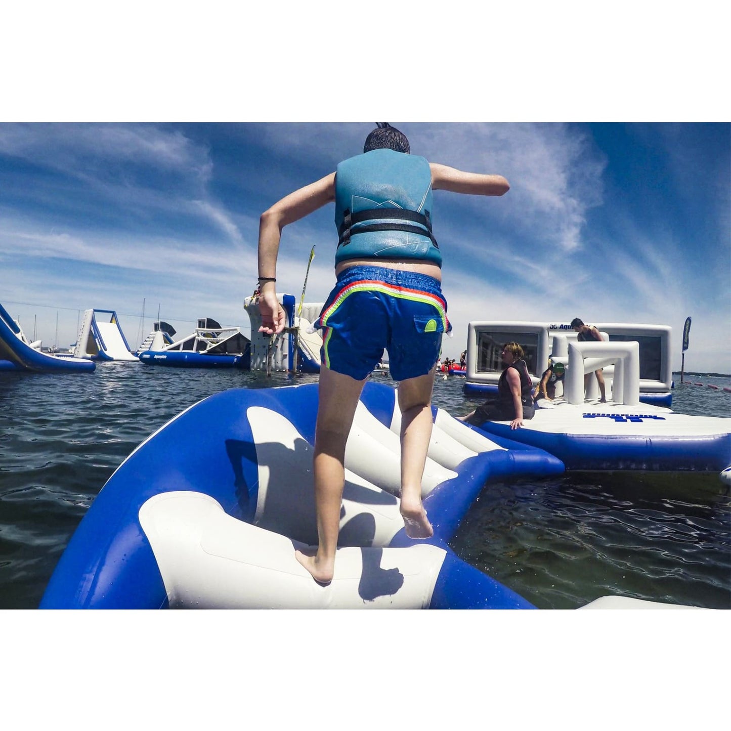 Aquaglide Kickback Ladder-Bridge Corner - 585219112