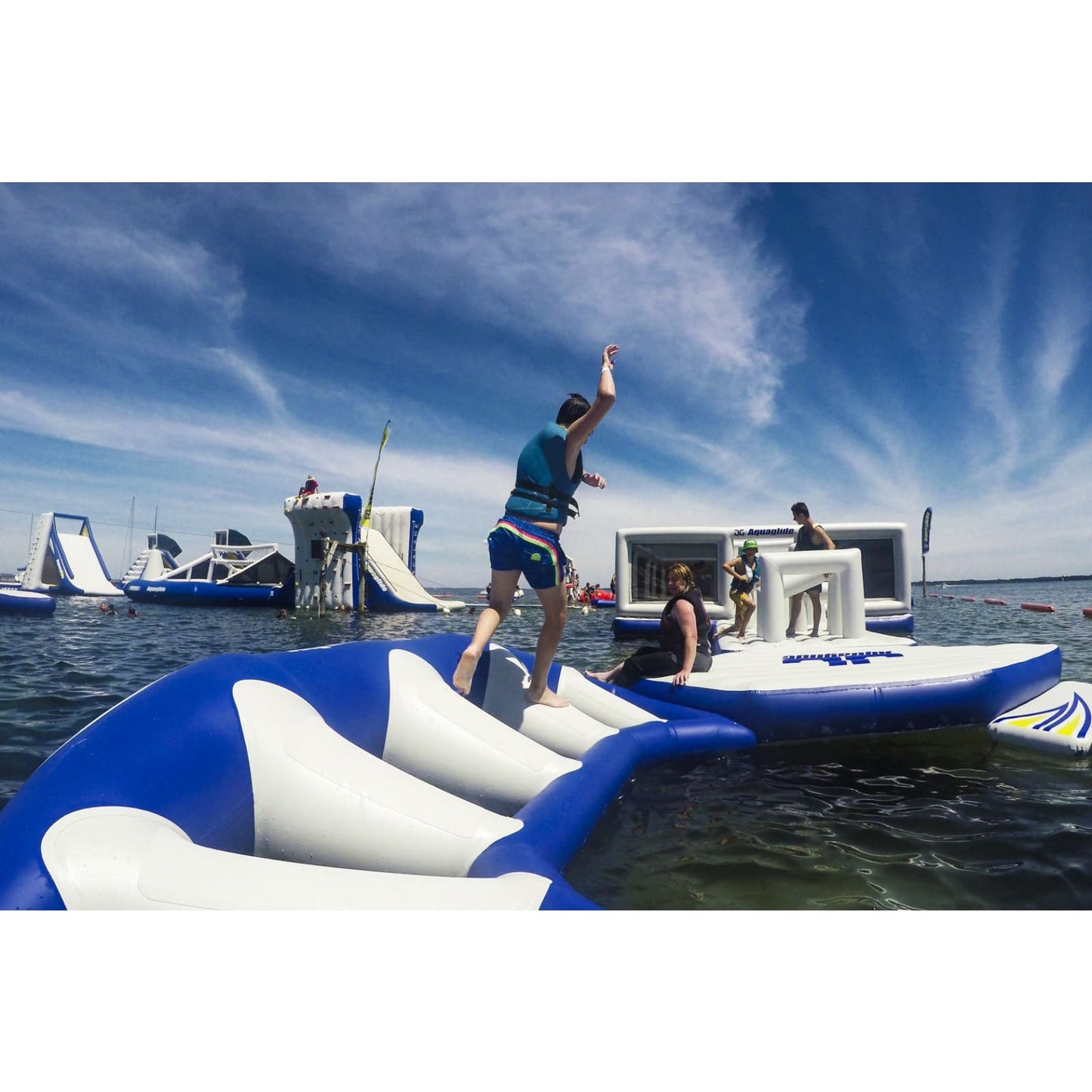 Aquaglide Kickback Ladder-Bridge Corner - 585219112