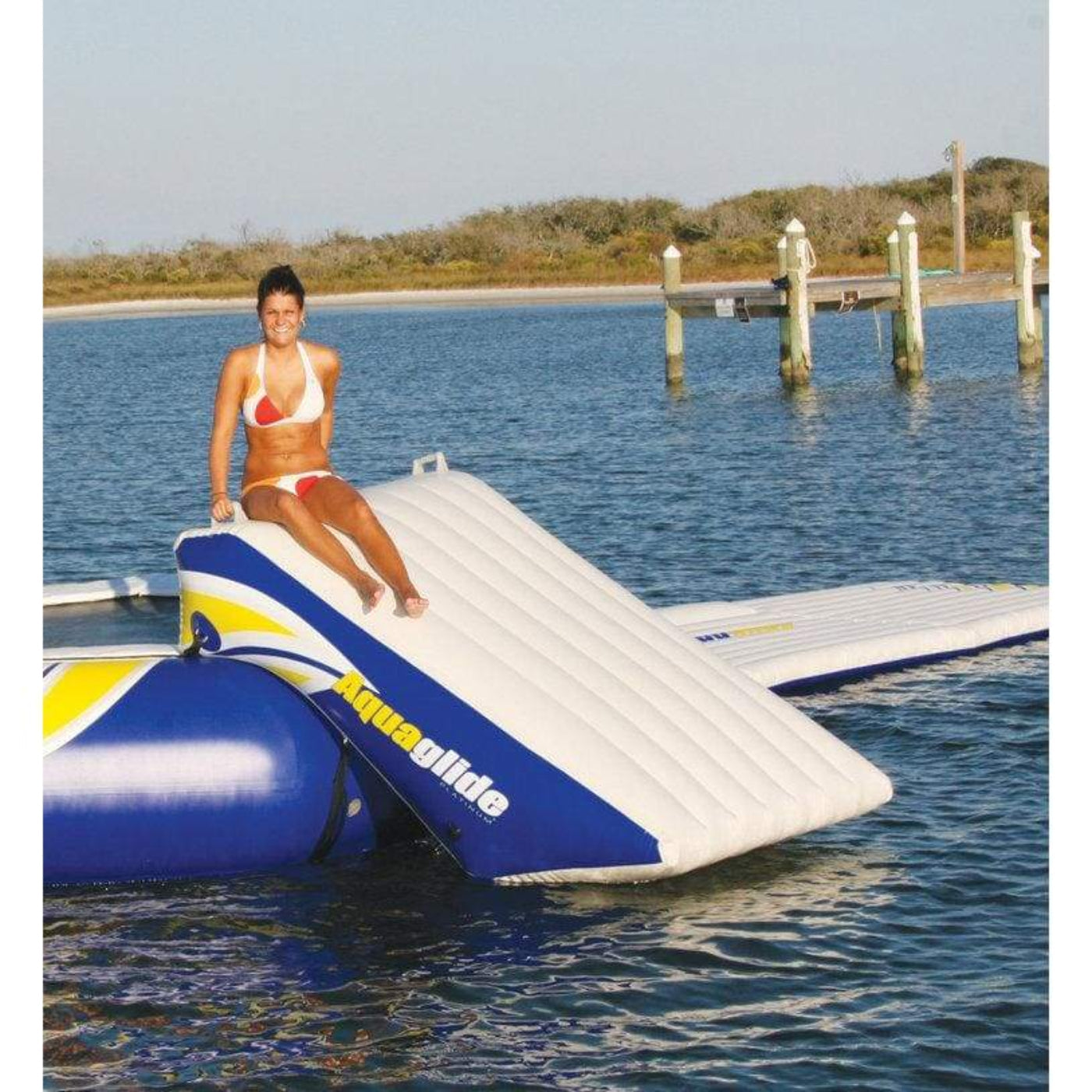 Aquaglide Water Trampoline Supertramp 17 With Swimstep - 585221149
