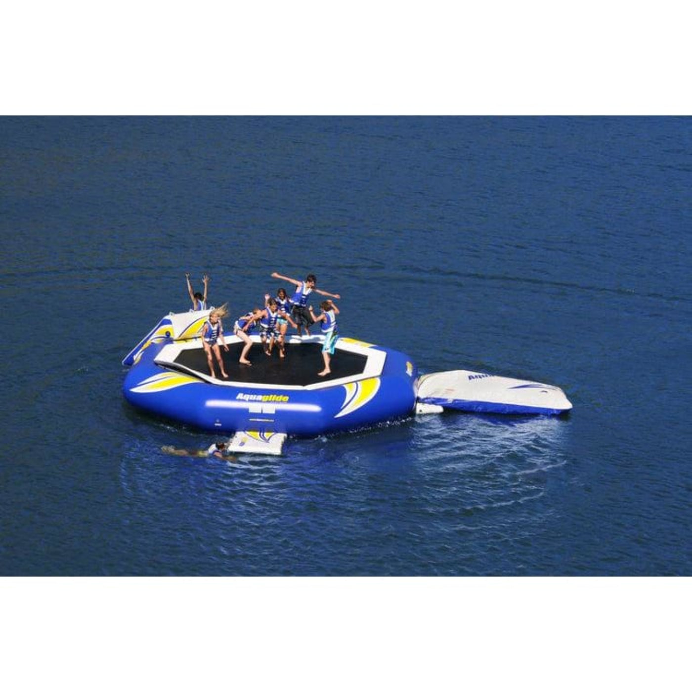 Aquaglide Water Trampoline Supertramp 23 With Swimstep - 585221152