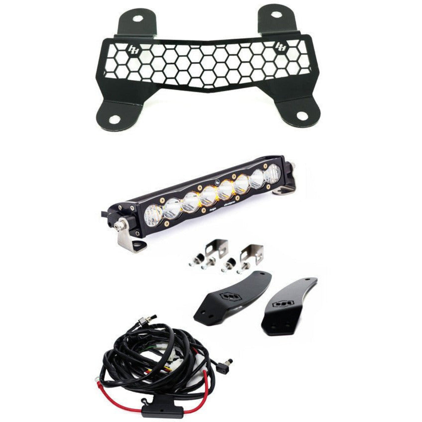 Baja Designs Arctic Cat Wildcat XX S8 Light Bar Hood Mount Kit - 447138