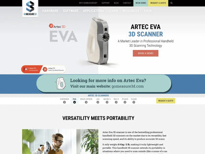 Artec Eva Lite 3D Scanner - ARTEC-SCAN-EVA-L