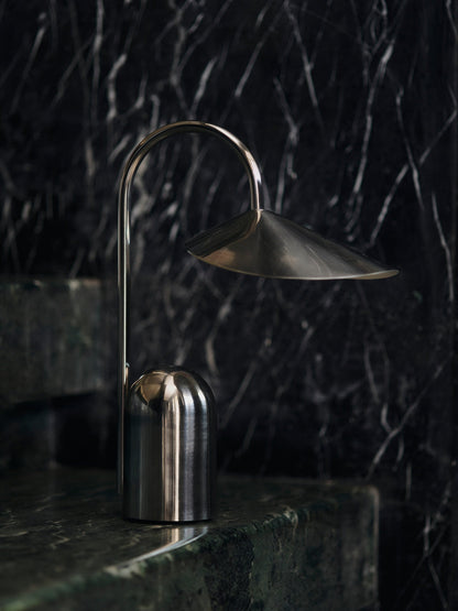 Arum Portable Lamp - Stainless Steel