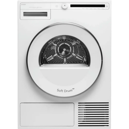 Asko 24 Inch Classic White Heat Pump Dryer - T208HW