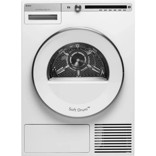 Asko 24 Inch Logic White Heat Pump Dryer - T411HSW