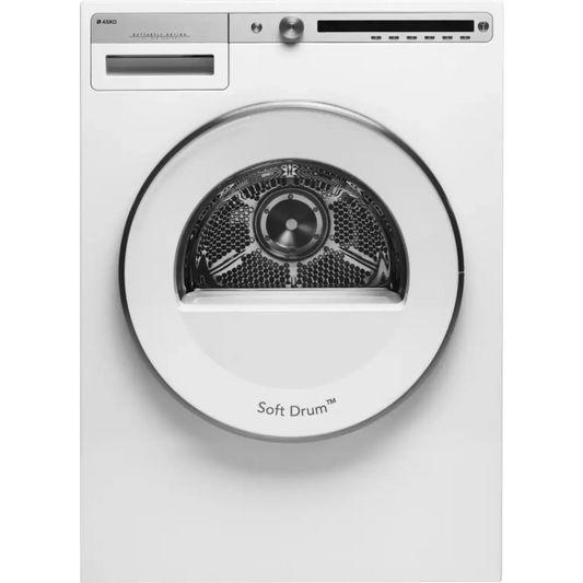 Asko 24 Inch Logic White Vented Dryer - T411VDW