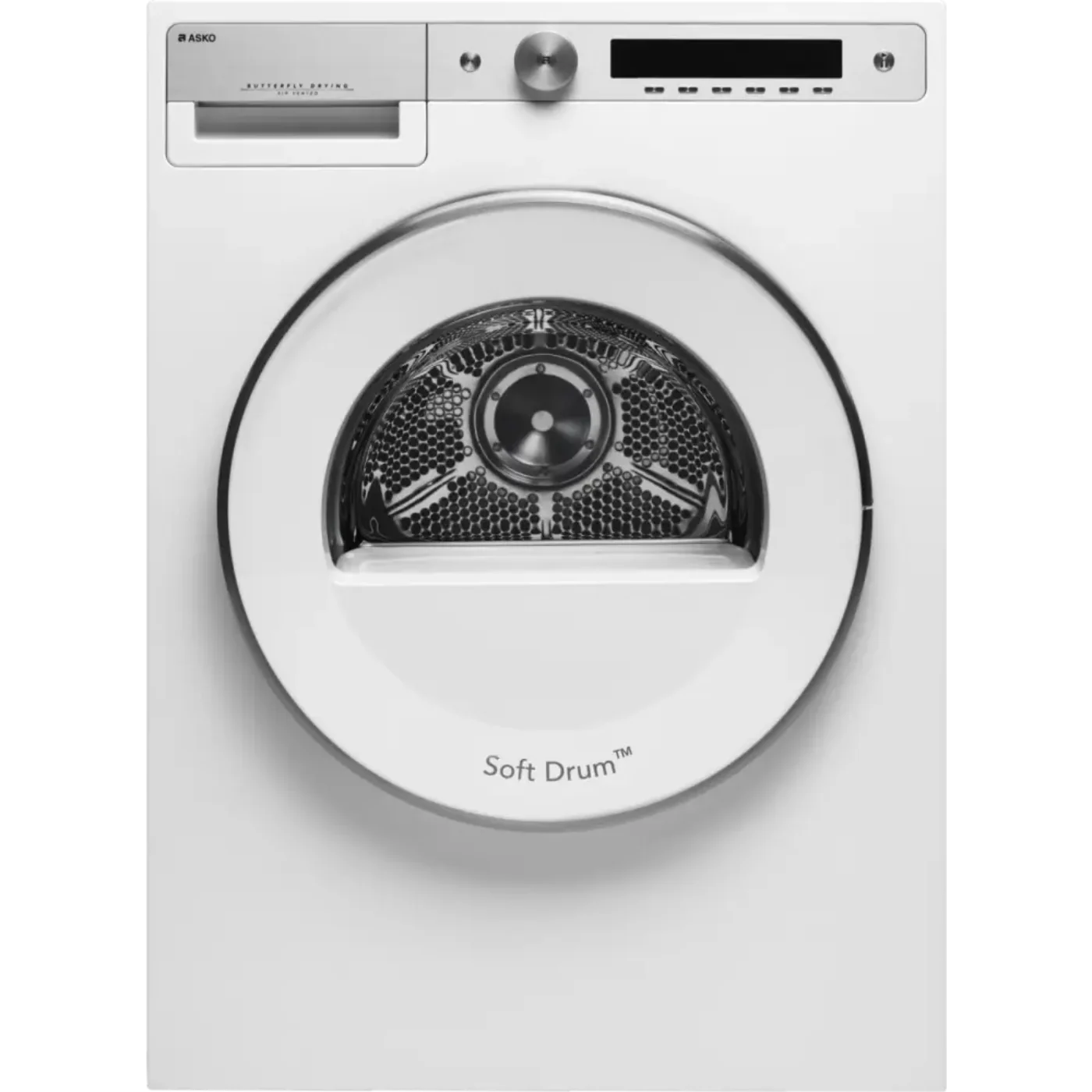 Asko 24 Inch Style White Vented Dryer - T611VUW