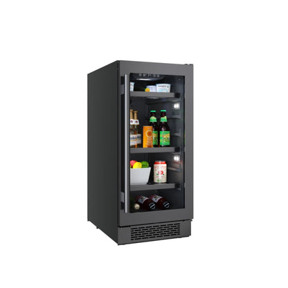 Avallon 15 Inch Wide 83 Can Capacity Undercounter Beverage Cooler - ABR152BLSS - ABR152BLSS