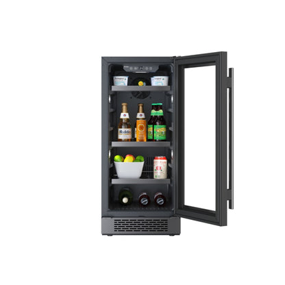 Avallon 15 Inch Wide 83 Can Capacity Undercounter Beverage Cooler - ABR152BLSS - ABR152BLSS