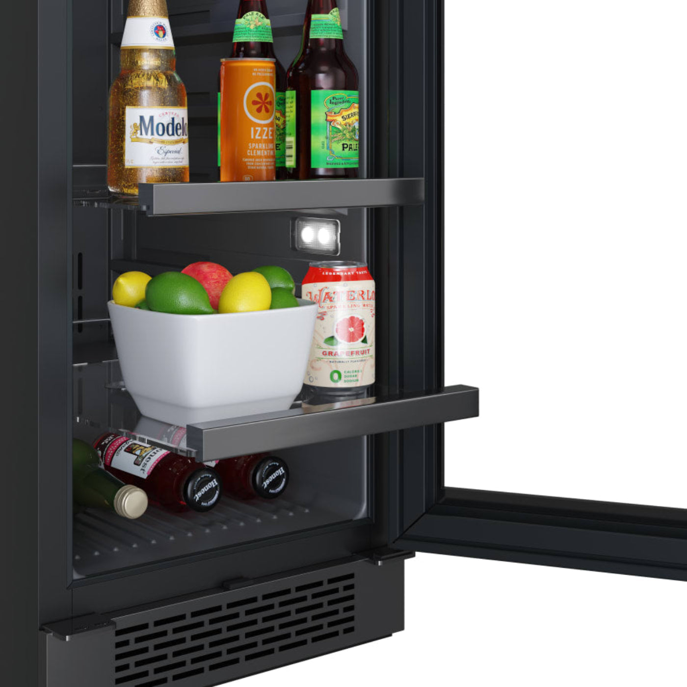 Avallon 15 Inch Wide 83 Can Capacity Undercounter Beverage Cooler - ABR152BLSS - ABR152BLSS