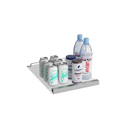 Avallon 15 Inch Wide 86 Can Beverage Center with LED Lighting - ABR152SGLH