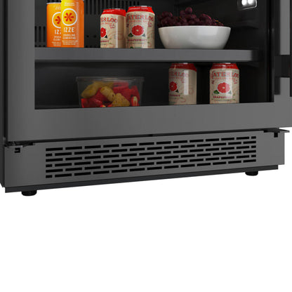 Avallon 24 Inch Wide 149 Can Capacity Undercounter Beverage Cooler - ABR242BLSS - ABR242BLSS