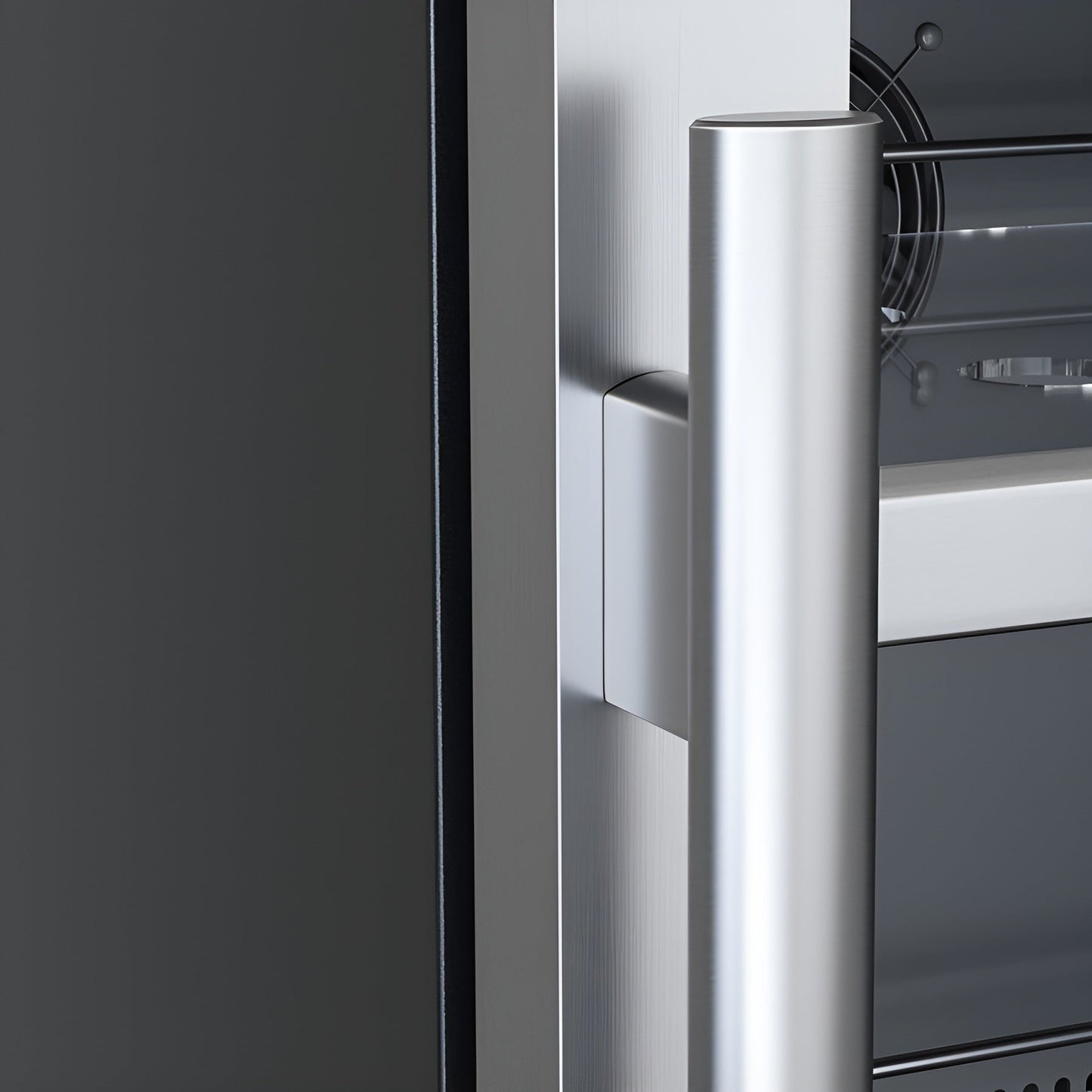 Avallon 24 Inch Wide 140 Can Energy Efficient Beverage Center with LED Lighting, Double Pane Glass, Touch Control Panel and Left Swing Door - ABR242SGLH