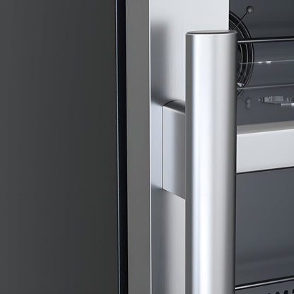 Avallon 24 Inch Wide 140 Can Energy Efficient Beverage Center with LED Lighting, Double Pane Glass, Touch Control Panel and Left Swing Door - ABR242PRGLH