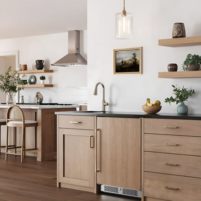 Avallon 24 Inch Wide 140 Can Energy Efficient Beverage Center with LED Lighting, Double Pane Glass, Touch Control Panel and Right Swing Door - ABR242PRGRH