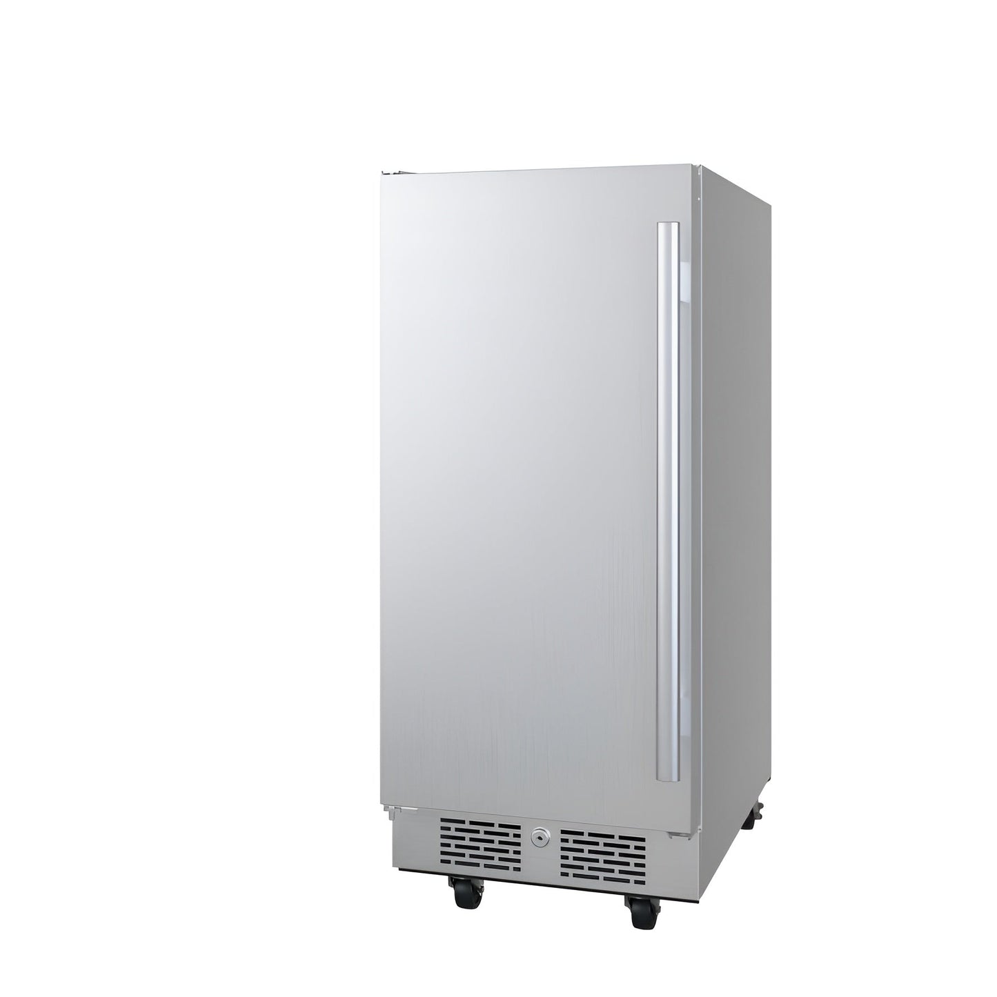 Avallon 15 Inch Wide 3.3 Cu. Ft. Outdoor Compact Refrigerator with LED Lighting and Left Swing Door Model AFR152SSODLH