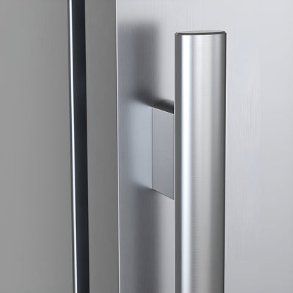 Avallon 15 Inch Wide 3.3 Cu. Ft. Outdoor Compact Refrigerator with LED Lighting and Left Swing Door Model AFR152SSODLH