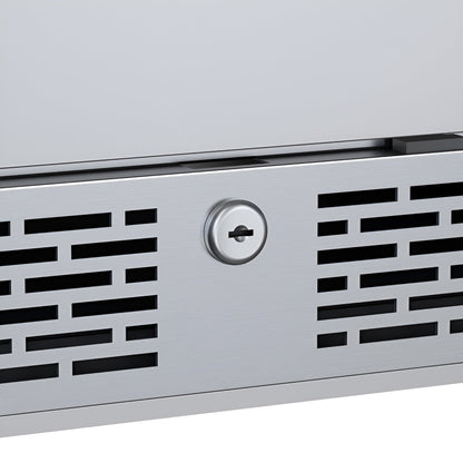 Avallon 15 Inch Wide 3.3 Cu. Ft. Outdoor Compact Refrigerator with LED Lighting and Left Swing Door Model AFR152SSODLH