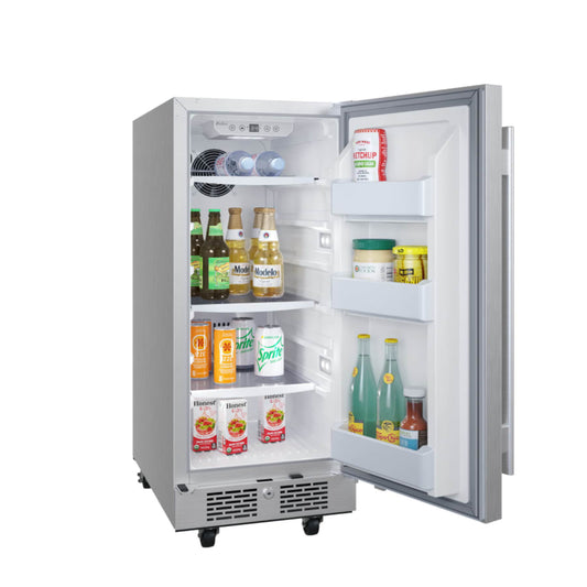 Avallon 30 Inch Wide 6.7 Cu. Ft. Outdoor Side by Side Refrigerator - AFR152ODSS - AFR152ODSS