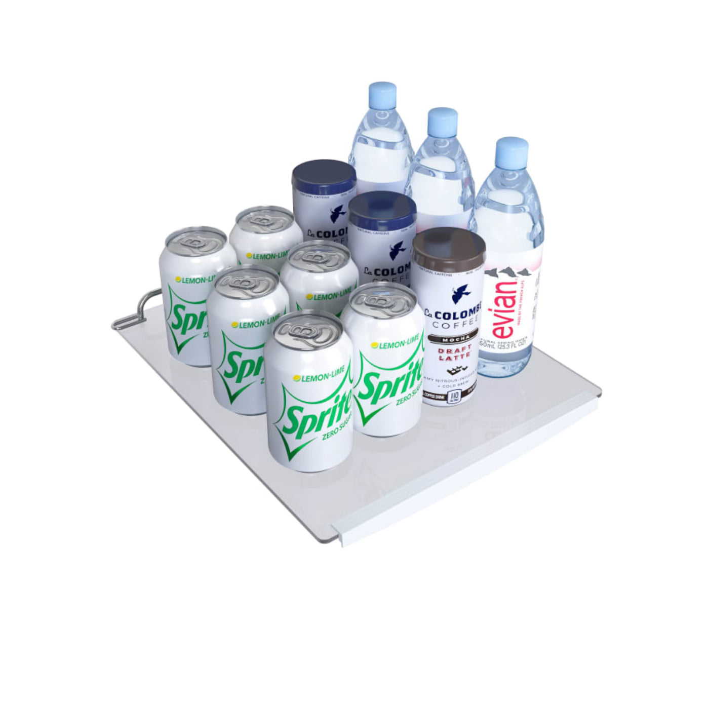 Avallon 15 Inch Wide 3.3 Cu. Ft. Compact Refrigerator with LED Lighting and Right Swing Door - AFR152SSRH