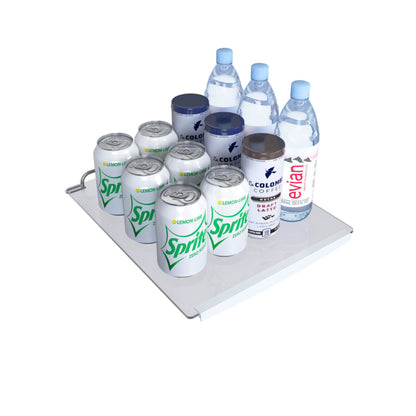 Avallon 15 Inch Wide 3.3 Cu. Ft. Compact Refrigerator with LED Lighting and Right Swing Door - AFR152SSRH