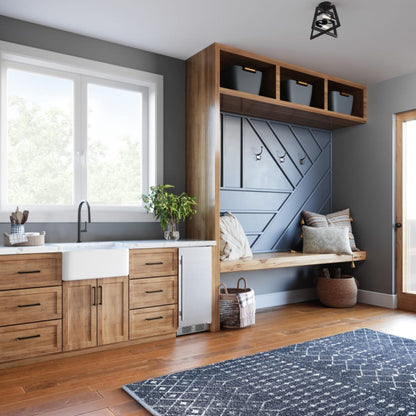 Avallon 15 Inch Wide 3.3 Cu. Ft. Compact Refrigerator with LED Lighting and Right Swing Door - AFR152SSRH