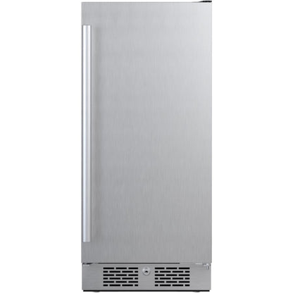 Avallon 15 Inch Wide 3.3 Cu. Ft. Compact Refrigerator with LED Lighting and Right Swing Door - AFR152SSRH