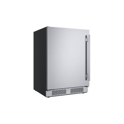 Avallon 24 Inch Wide 5.66 Cu. Ft. Built-In Compact Refrigerator with Left Hinge - AFR242SSLH