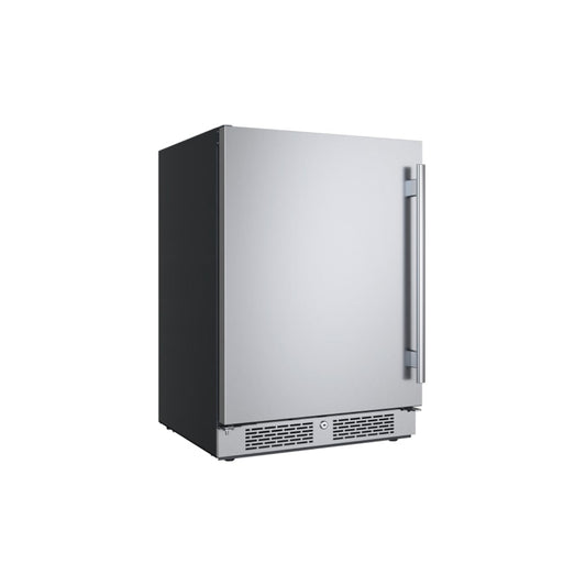 Avallon 24 Inch Wide 5.66 Cu. Ft. Built-In Compact Refrigerator with Left Hinge - AFR242SSLH