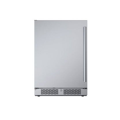 Avallon 24 Inch Wide 5.66 Cu. Ft. Built-In Compact Refrigerator with Left Hinge - AFR242SSLH